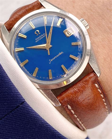 omega seamaster blue price|omega seamaster blue dial vintage.